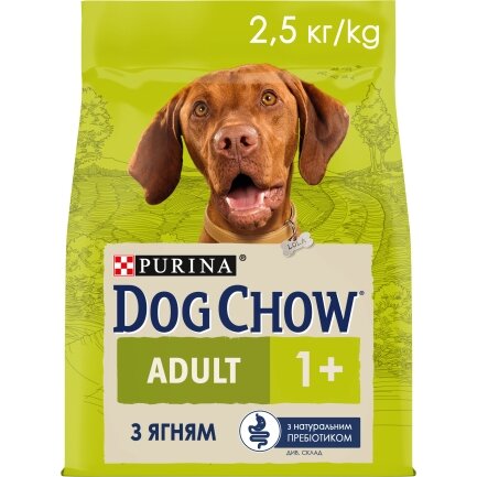 Сухий корм DOG CHOW Adult 1+ для дорослих собак з ягням 2,5 кг — Фото 8