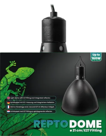 REPTO DOME E27 FITTING 21CM BLACK (R2300015) світильник для тераріума: додаткове фото 2