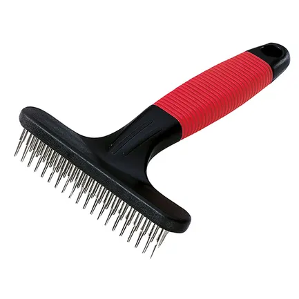Ferplast GRO 5874 Гребінець 2-рядний з обертаючими зубцями
