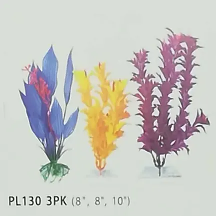 Набір акваріумних рослин Resun PLK 130, пластик, 3 шт