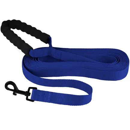 Повідець для Собак Bronzedog Active Нейлоновий з М'якою Ручкою Синій L: додаткове фото 2