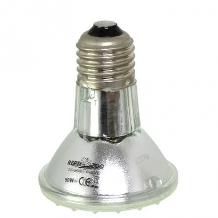 Лампа галогенова точкового нагріву UVA Repti-Zoo Spot lamp 50W (PAR2050): додаткове фото 4