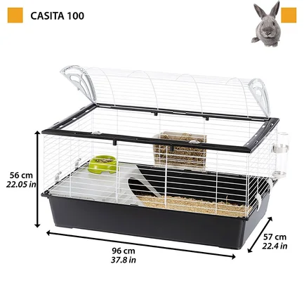 Ferplast CAGE CASITA 100 (x1) Клітка для кролів в інд уп: додаткове фото 2