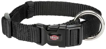 Нашийник Trixie Premium для собак, нейлон, M–L: 35–55 см/20 мм, чорний