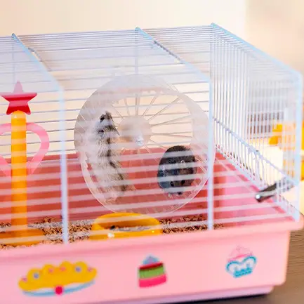 Ferplast CAGE CRICETI 9 PRINCESS WH(x1) Клітка для хом'яків з декором: додаткове фото 4