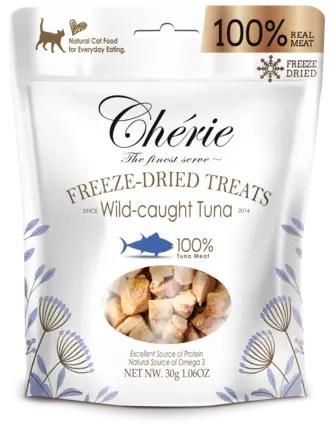Cherie Freeze Dired for Cat Tuna Ласощі для котів з тунця дикого вилову с/м 30 г
