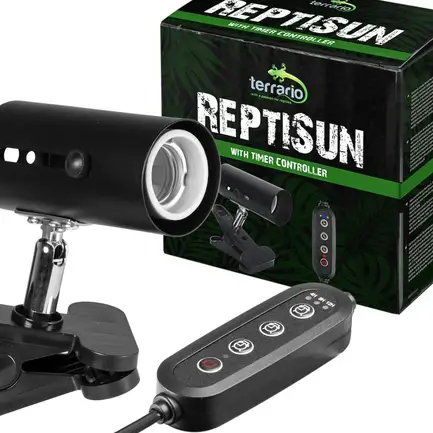 Світильник з затискної ручкою і таймером Terrario ReptiSun Time Control 200W: додаткове фото 7