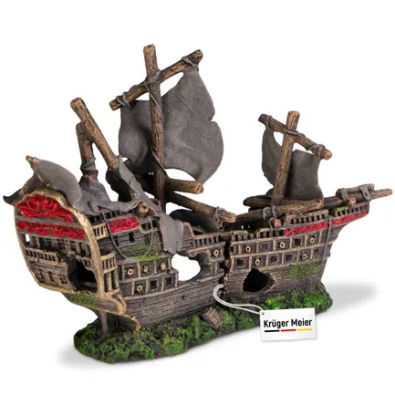 Декорація піратський корабель Kruger Meier Pirate Ship 25x6x16см (251017): додаткове фото 4