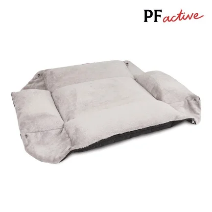 Лежак-трансформер Pet Fashion «Simon» для собак, 52х42х18 см, сірий/чорний: додаткове фото 5