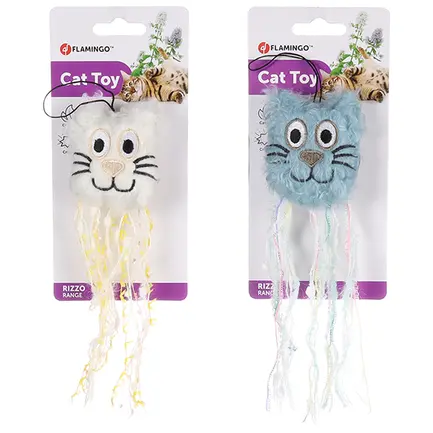 Flamingo Rizzo Cat Head ФЛАМІНГО РІЦЦО ГОЛОВА КОТА шурхотлива іграшка з котячою м’ятою для котів В асортименті