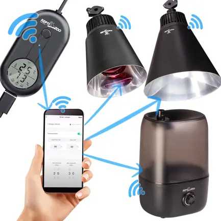 Термогігрометр електронний з Wi-Fi Repti-Zoo Smart Wi-Fi thermo-hygrometer (ZSH105): додаткове фото 2