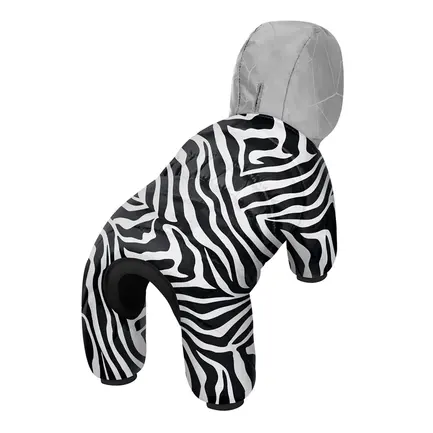 Комбінезон для собак WAUDOG Clothes малюнок "Зебра", S30, В 57-59 см, С 40-43 см: додаткове фото 2