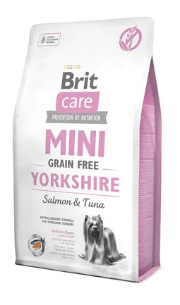 Сухий корм Brit Care GF Mini Yorkshire для йоркширських тер'єрів, з лососем та тунцем, 2 кг