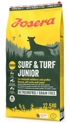 Корм для собак Josera Surf &amp; Turf Junior 12,5 кг