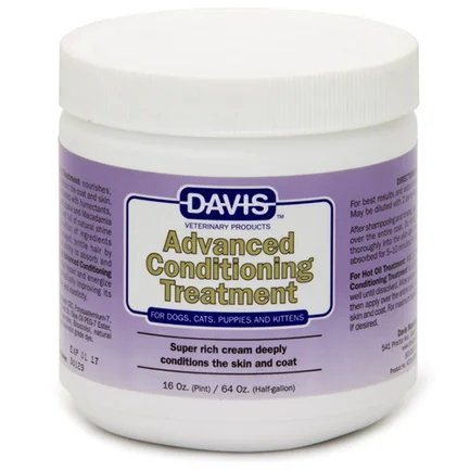 Davis Advanced Conditioning Treatment ДЕВІС ГЛИБОКИЙ ДОГЛЯД кондиціонер для собак і котів, з оліями макадамії, жожоба, оливкової 0,454 л
