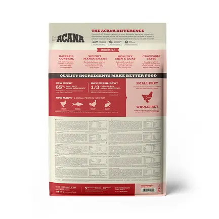 ACANA INDOOR ENTREE CAT 4.5KG: додаткове фото 4