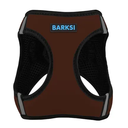 Шлея для собак Barksi Sport Vest неопрен 3D сітка коричнева L: додаткове фото 3
