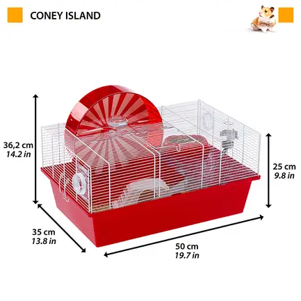 Ferplast CAGE CONEY ISLAND WHITE (x1) Клітка для хом'яків: додаткове фото 2