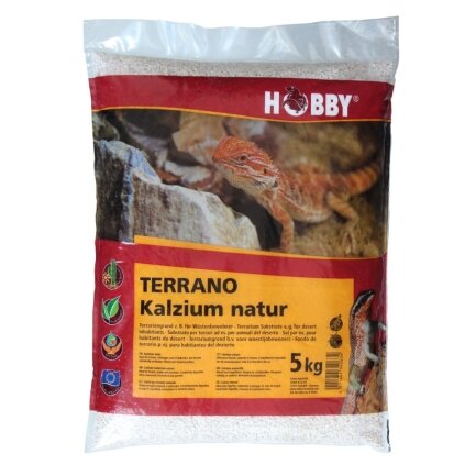 Субстрат кальцієвий Hobby Terrano Calcium Substrate natural 2-3мм, 5кг (34063) — Фото 2