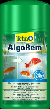 Засіб Tetra Pond AlgoRem для боротьби з каламутною зеленою водою у ставку, 1 л на 15000 л