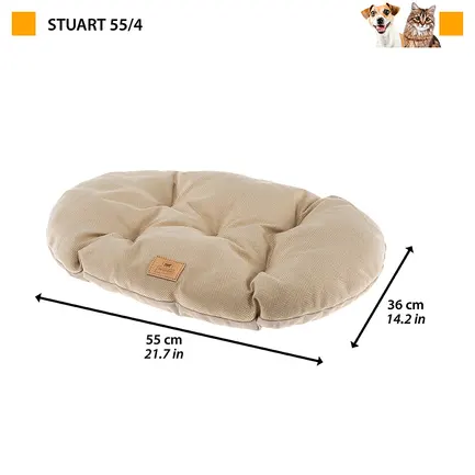 Ferplast STUART 55/4 CUS BEIGE М'яке місце д/тварин: додаткове фото 2