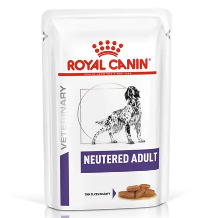 Дієтичний вологий корм Royal Canin NEUTERED ADULT (шматочки у соусі) для собак 100 г