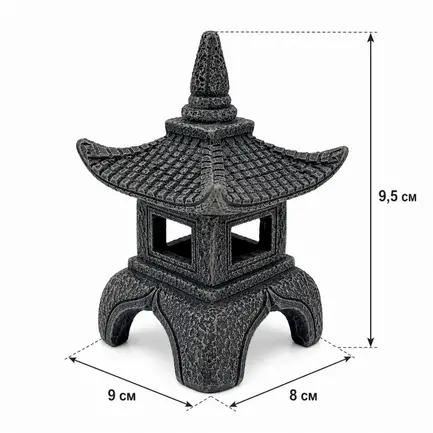 Декорація Hobby Sado Temple 9×8×9,5см для акваріума і тераріуму (41727): додаткове фото 2