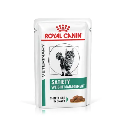Дієтичний вологий корм Royal Canin SATIETY WEIGHT MANAGEMENT CAT для котів 85 г