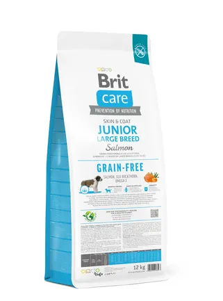 Сухий корм Brit Care Dog Grain-free Junior Large Breed для молодих собак великих порід, беззерновий з лососем, 12 кг: додаткове фото 3