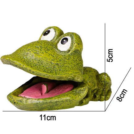 Декорація весела жаба Kruger Meier Froggy Bubble 11x8x5см (1185): додаткове фото 3