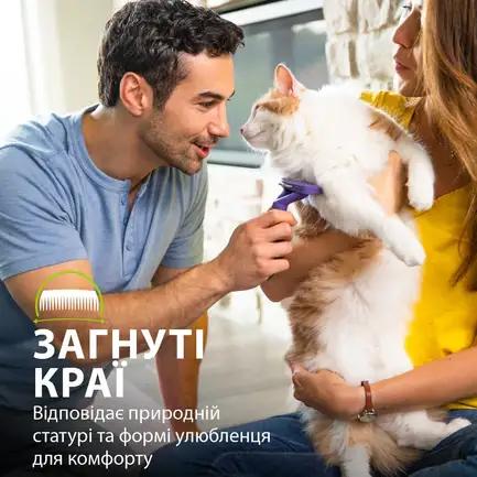 Фурмінатор FURminator для котів із довгою шерстю, розмір L: додаткове фото 4