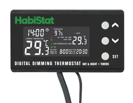 HABISTAT DIGITAL DIMMING THERMOSTAT DAY/NIGHT TIMER 600 WATT (R3100215) цифровий термостат із регулюванням яскравості