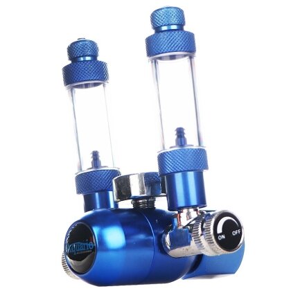 Редуктор CO2 Aquario BLUE TWIN Standard на два виходи — Фото 4