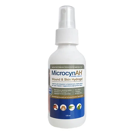 Microcyn Wound&Skin Care Hydrogel МІКРОЦИН гідрогель для обробки ран і догляду за шкірою всіх видів тварин 0,12 л