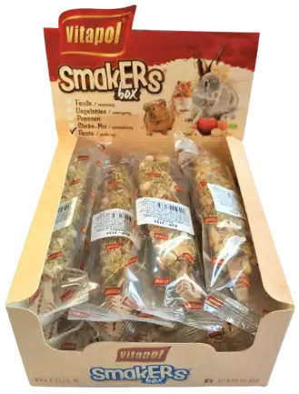 Колба Vitapol Smakers Box для гризунів, зі смаком яблука, упаковка 12 шт