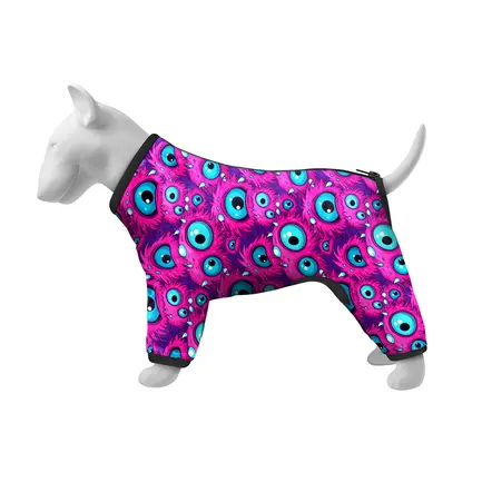 Вітровка для собак WAUDOG Clothes, малюнок "Око монстра", XS25, В 36-38 см, С 26-28 см