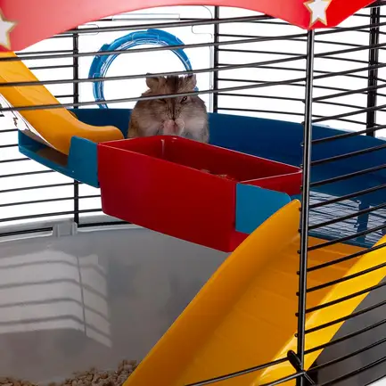 Ferplast CAGE CIRCUS FUN Клітка для хом'яків з наліпками: додаткове фото 6