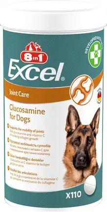 Вітаміни 8in1 Excel Glucosamine для цуценят та дорослих собак, для суглобів, 110 шт: додаткове фото 4