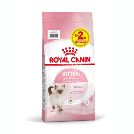 Сухий корм Royal Canin KITTEN для кошенят всіх порід 8кг+2кг