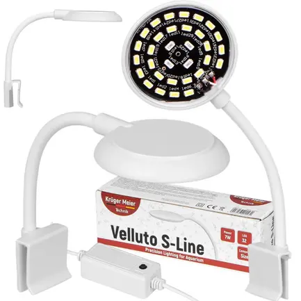 Світильник LED Kruger Meier Velluto S-Line 7W для акваріумів 10–40 літрів та рослин: додаткове фото 2