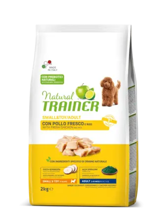 Natural Trainer Super Premium Adult Mini сухий корм для дорослих собак дрібних порід зі свіжою курятиною 2 кг