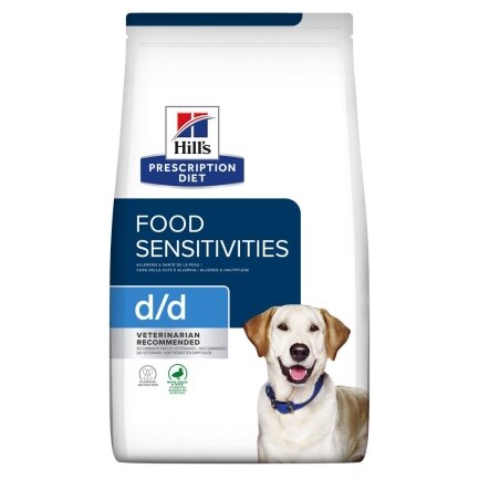 Hill’s Prescription Diet d/d Сухий корм для собак при харчовій алергії, з качкою та рисом, 1,5 кг