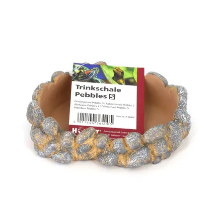 Поїлка для рептилій Hobby Drinking bowl Pebbles S 12x11x3см (36400): додаткове фото 5