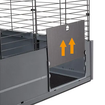 Ferplast CAGE MULTIPLA OPEN BLACK Клітка для гризунів: додаткове фото 7