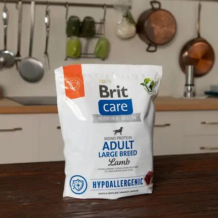 Сухий корм Brit Care Dog Hypoallergenic Adult Large Breed для собак великих порід, гіпоалергенний з ягням, 1 кг: додаткове фото 6