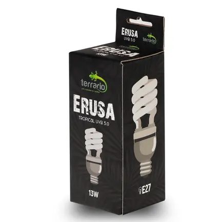Люмінесцентна лампа Terrario Erusa Tropical UVB 5.0 13W (TR-ERUSA-5.0-13W): додаткове фото 3