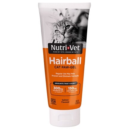 Nutri-Vet Hairball Salmon НУТРІ-ВЕТ ВИВЕДЕННЯ ШЕРСТІ ЛОСОСЬ гель для котів 0,089 л