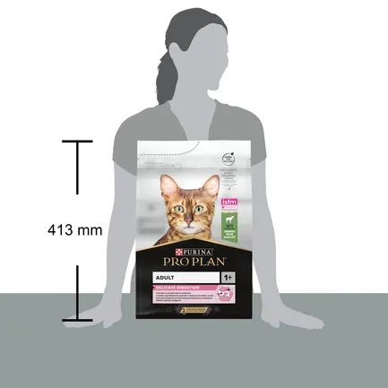 Сухий корм PRO PLAN Adult 1+ Delicate Digestion для дорослих котів з чутливим травленням та вибагливих до їжі з ягням 3 кг: додаткове фото 4