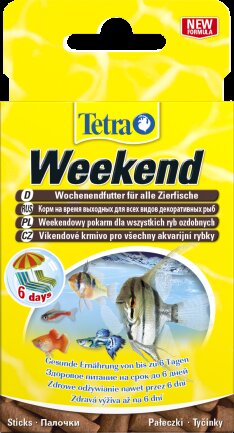 Корм Tetra Weekend для акваріумних рибок, на період тривалої відсутності, 20 шт (палички)