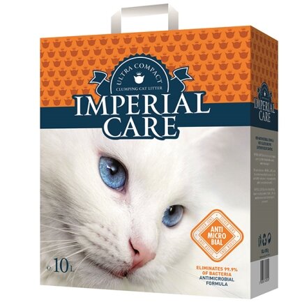 Imperial Care Silver Ions ІМПЕРІАЛ КЕА З ІОНАМИ СРІБЛА ультрагрудкувальний наповнювач у котячий туалет 10 л